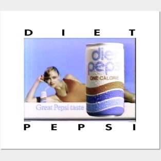 Diet Pepsi ////// 80s ad Posters and Art